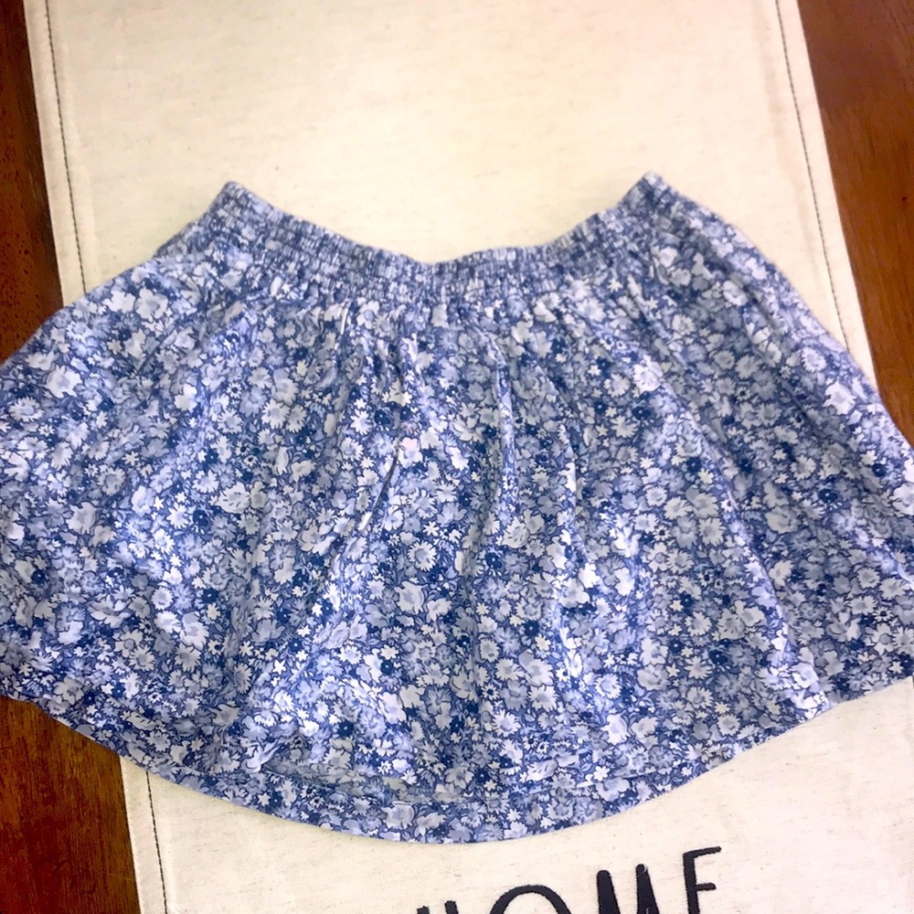 Baby gap skirts! Jean & blue floral